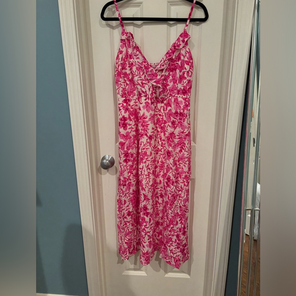 Pink Floral Dress